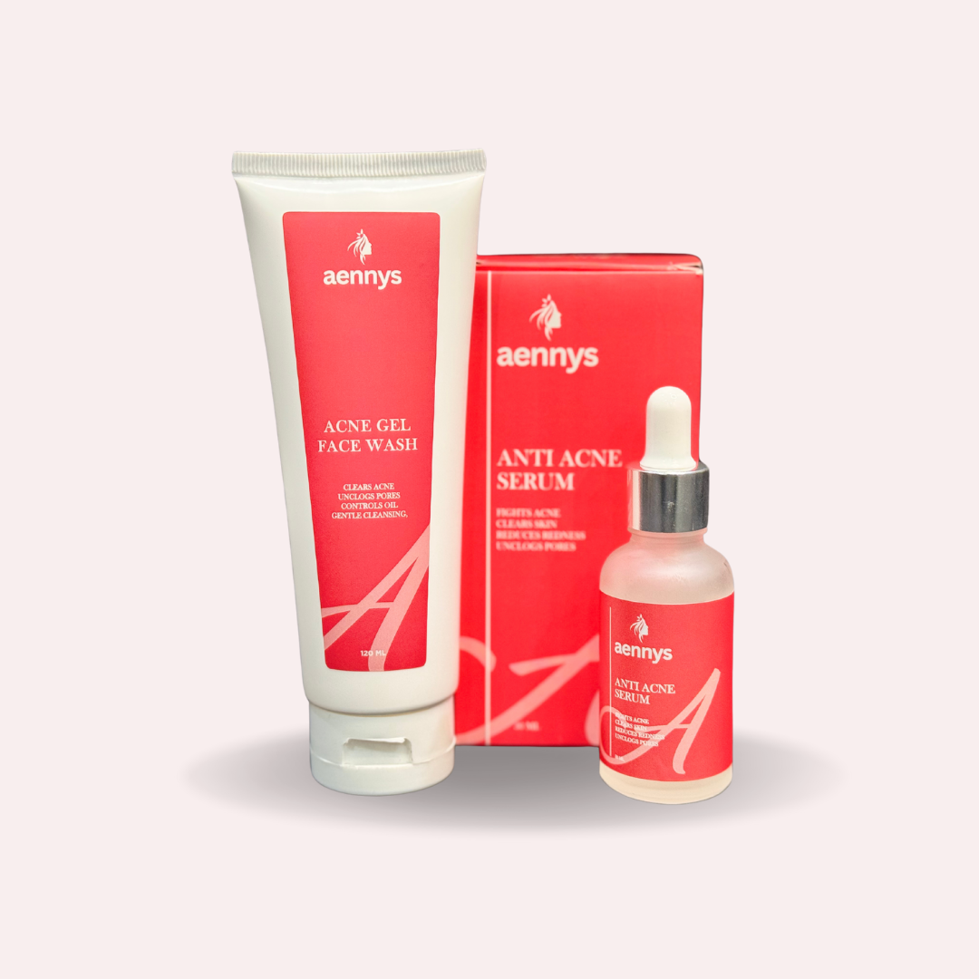 Aennys Acne Bundle – Serum + Facewash for Fast & Clear Results